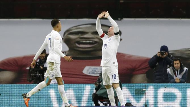 Рууни и Али блестят за Англия срещу Франция (видео)