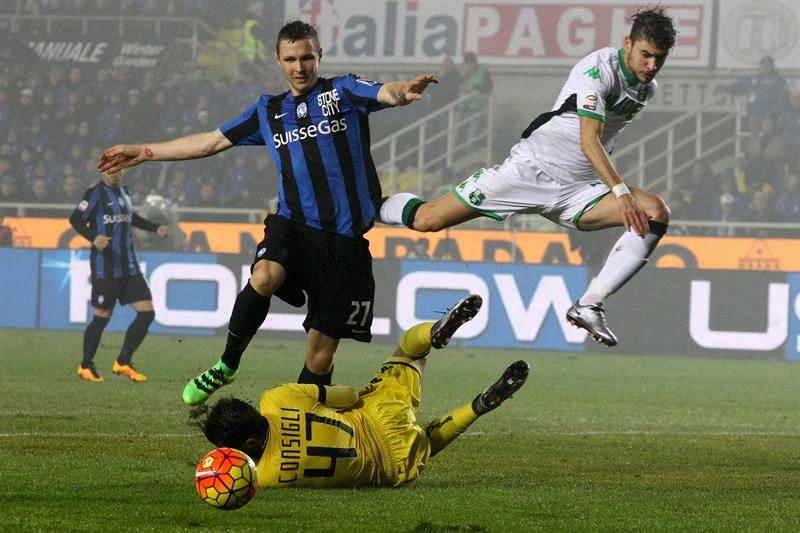 Аталанта - Сасуоло 1:1 