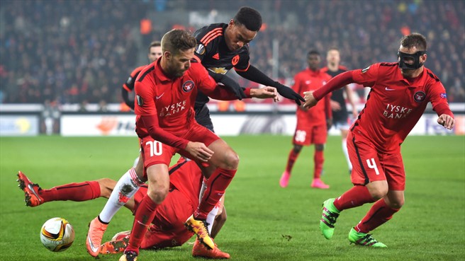 Мидтиланд - Манчестър Юнайтед 2:1 