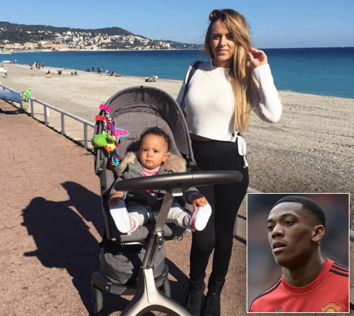 Жената на Марсиал потвърди за раздялата си с нападателя на Юнайтед