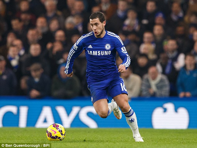 Хидинк: Азар може да достигне нивото на Меси 