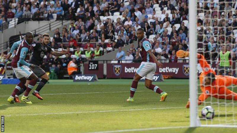 Уест Хем - Саутхемптън 0:3 