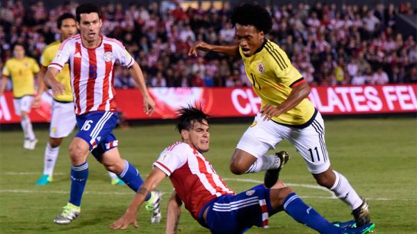 Парагвай - Колубмия 0:1 