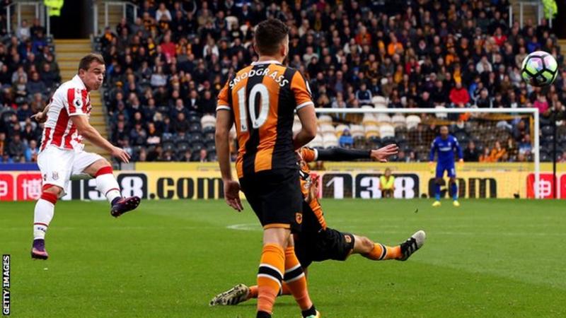 Хъл Сити - Стоук Сити 0:2 