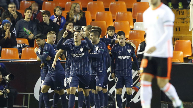 Валенсия - Малага 2:2 