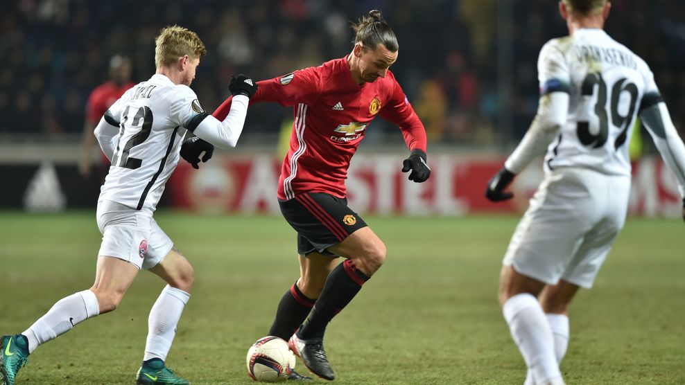 Заря Луганск - Манчестър Юнайтед 0:2 