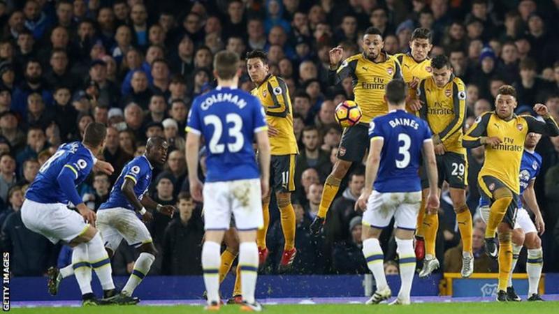 Евертън - Арсенал 2:1 