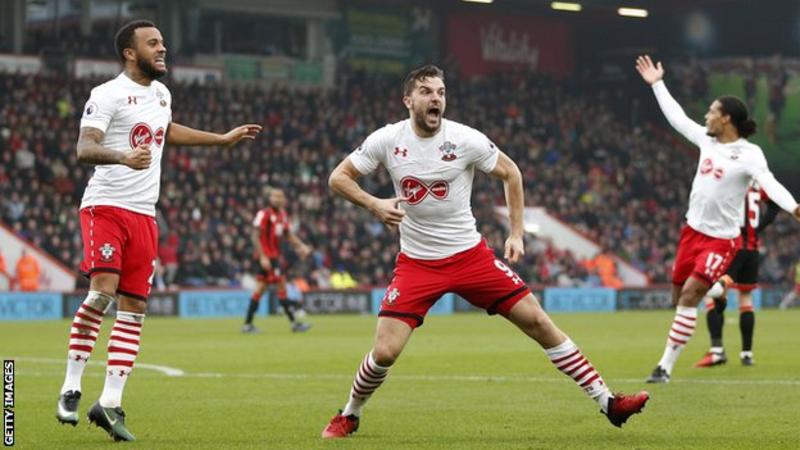 Борнемут - Саутхемптън 1:3 