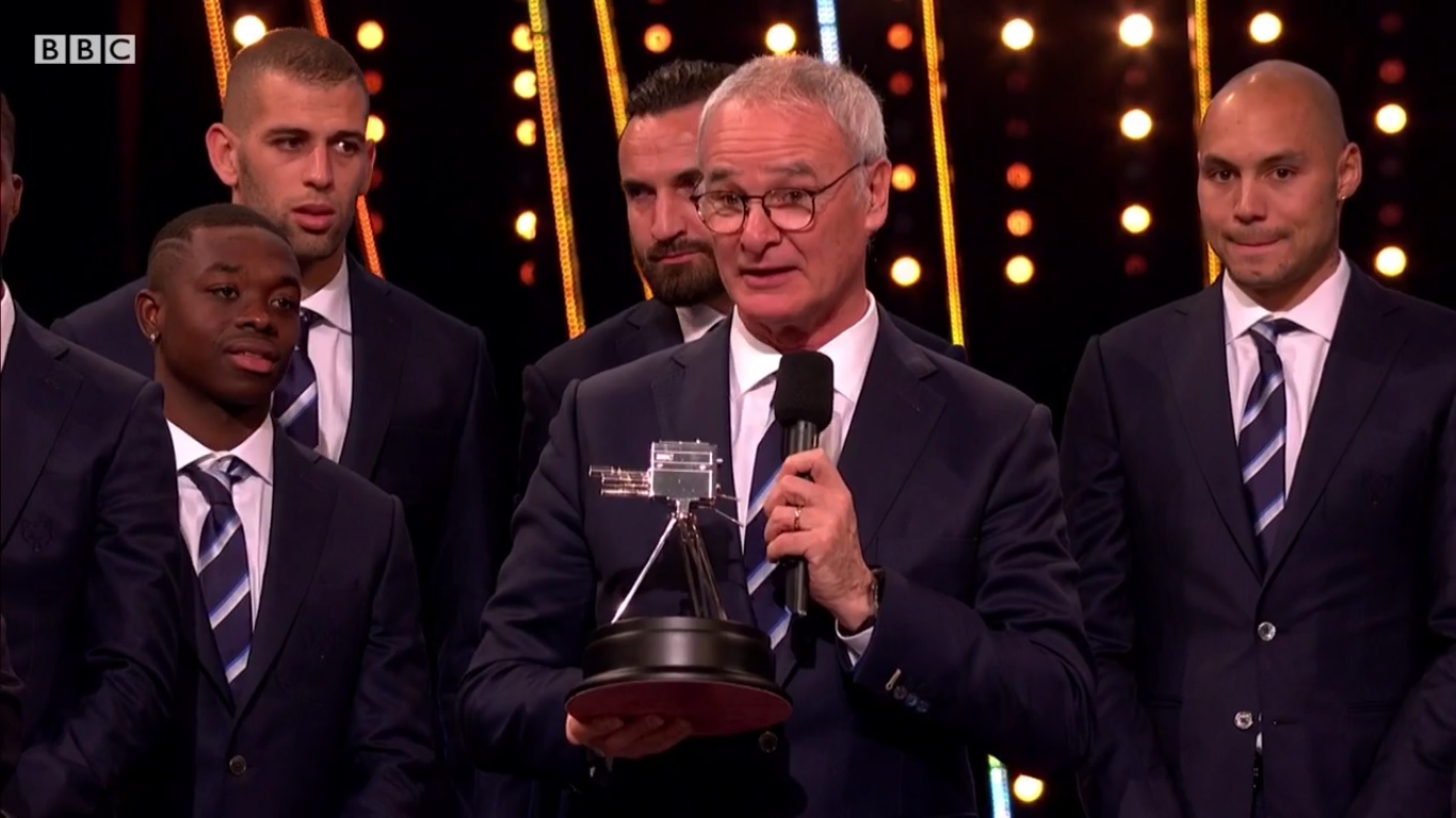 ВВС определи Раниери за треньор на годината 