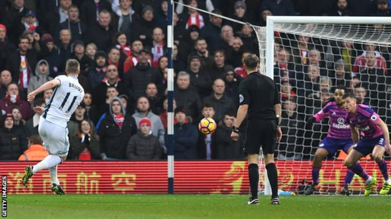 Уест Бромич - Съндърланд 2:0 