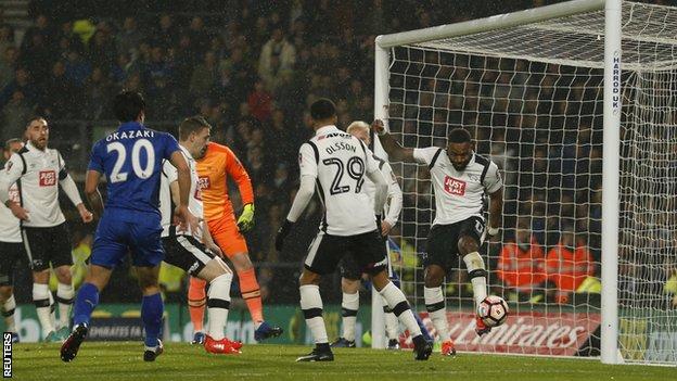 Дарби Каунти - Лестър Сити 2:2 