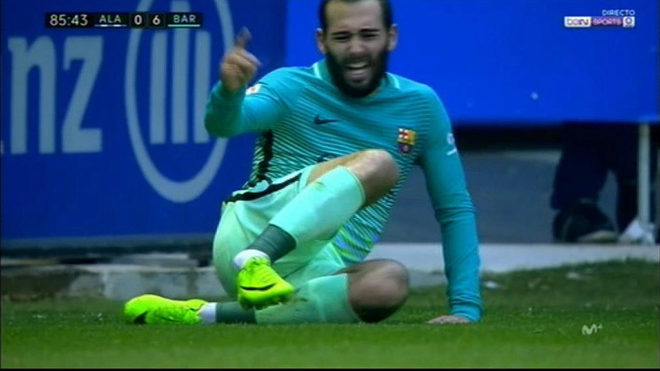 Алеиш Видал счупи глезен 