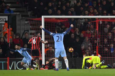 Борнемут - Манчестър Сити 0:2 