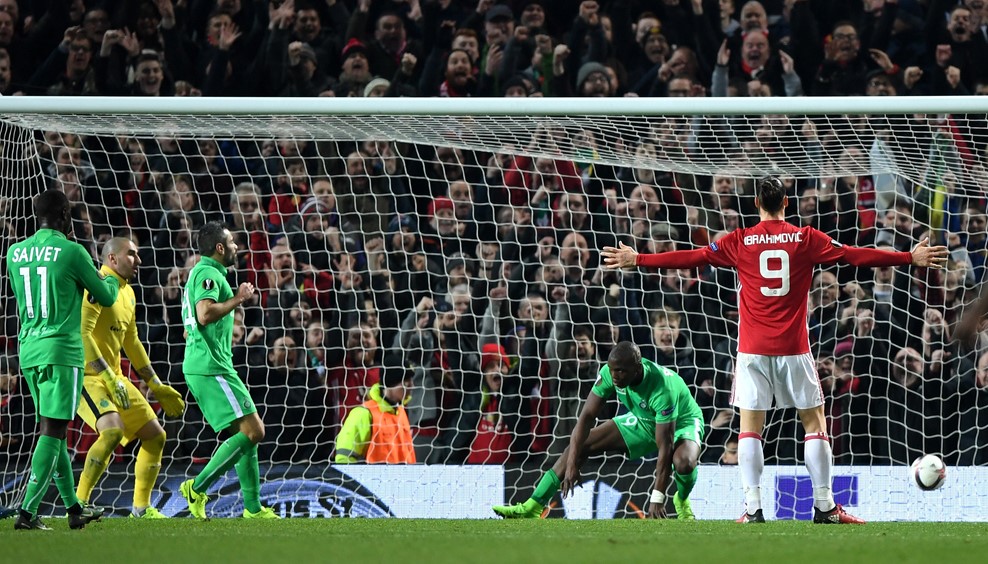 Манчестър Юнайтед - Сент Етиен 3:0 