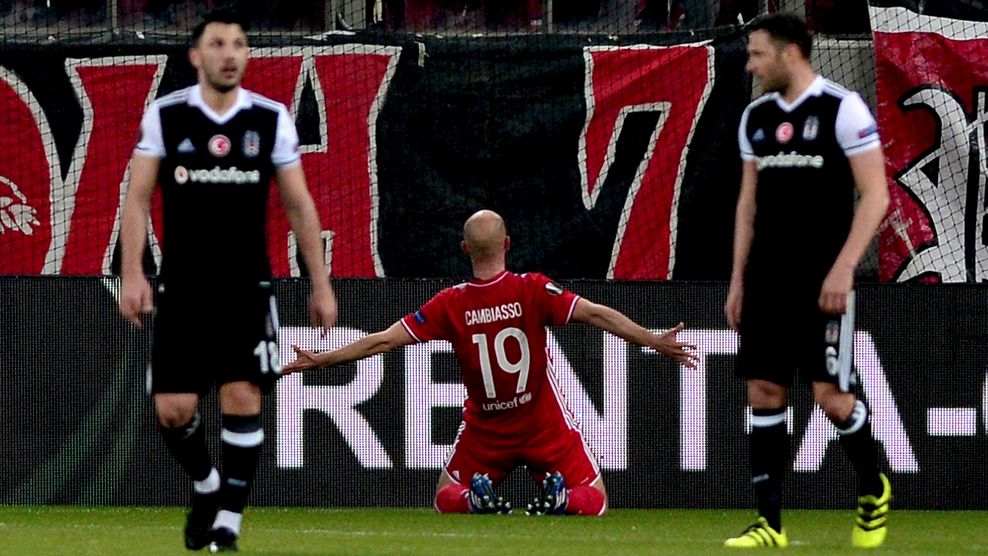 Олимпикаос - Бешикташ 1:1 