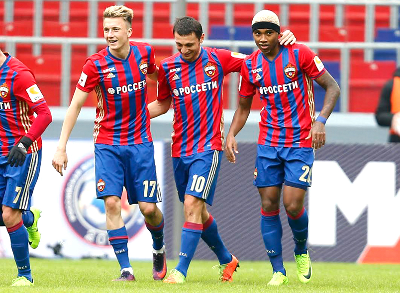 ЦСКА Москва - Том Томск 4:0 