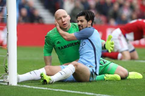 Мидълзбро - Манчестър Сити 0:2 