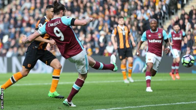 Хъл Сити - Уест Хем 2:1 