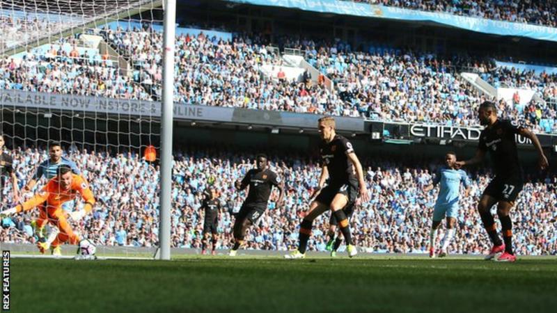 Манчестър Сити - Хъл Сити 3:1 