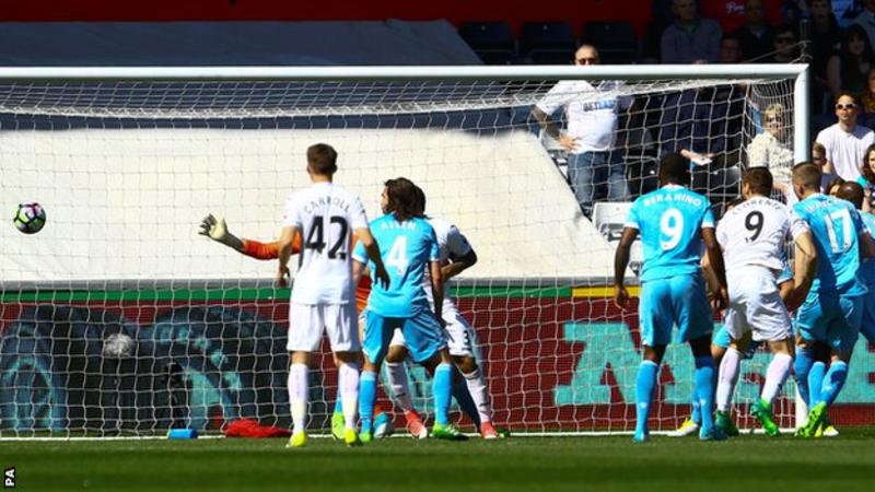 Суонзи Сити - Стоук Сити 2:0 