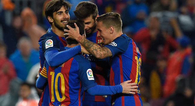 Барселона - Осасуна 7:1 