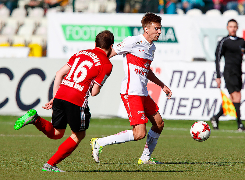 Амкар - Спартак Москва 0:1 