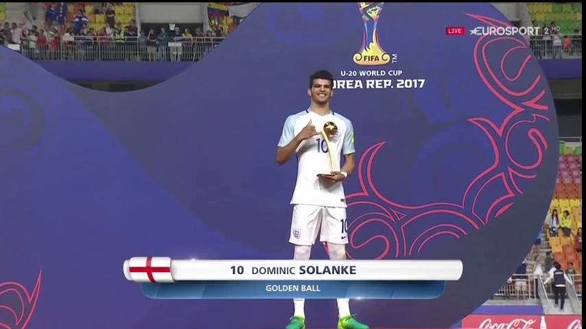 Соланке бе определен за най-добър играч на Световното до 20г. 