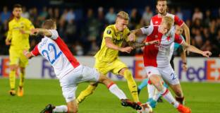 Виляреал - Славия Прага 2:2 