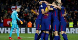 Барселона - Валенсия 1:0 