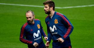 Освиркаха Пике на тренировка на националния 