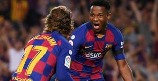 Барселона продължи с Фати