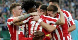 Атлетико с трудна, но важна победа над Леванте