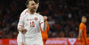 Лесна победа за Германия, Ериксен бележи при загуба на Дания