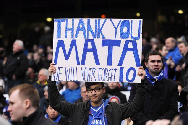 Феновете на Челси за Мата: Благодарим ти, никога няма да бъдеш забравен
