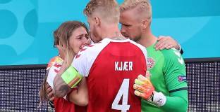 Съпругата на Ериксен мислела, че Кристиан е мъртъв