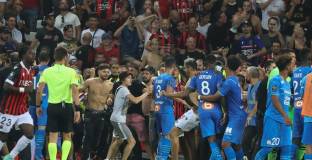 Грозни сцени и прекратен двубой между Ница и Марсилия