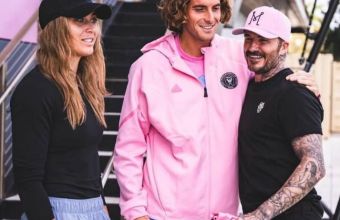 Бекъм, Циципас и Бадоса се срещнаха на базата на Интер Маями. 