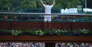 Мъри се сбогува с феновете на „Уимбълдън”. 