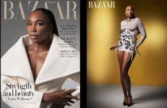 Винъс Уилямс украси корицата на октомврийския брой на известното списание Harper's Bazaar UK.