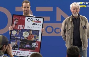 Гаске получи прощална церемония на турнира в Монпелие. Той го спечели три пъти 