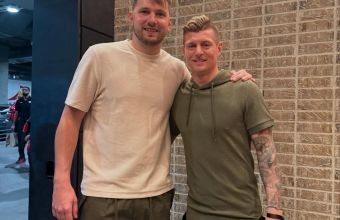 Тони Кроос се срещна с Лука Дончич. 