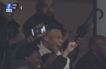 Реакцията на Мбапе на гола на по-малкия си брат срещу ПСЖ.