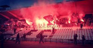 Феновете на Локо Пловдив надъхаха отбора преди мача с Левски