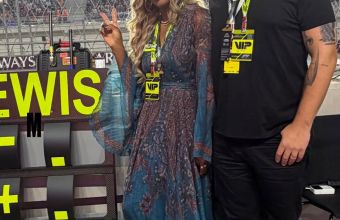 Серена Уилямс присъства на Гран При на Катар от Формула 1.