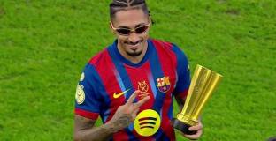 Рафиня е Играч на финала за Суперкупата на Испания