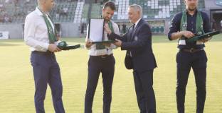 Изпратиха Дяков, Владо Стоянов и Моци като легенди в Разград