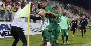 Страхотен Лудогорец отстрани Олимпиакос и продължава в ШЛ (видео)