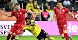 Швеция - Сърбия 0:1 