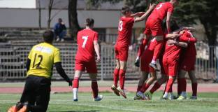 ЦСКА U18 победи Славия U18 в първи 1/2-финал за Купата на БФС