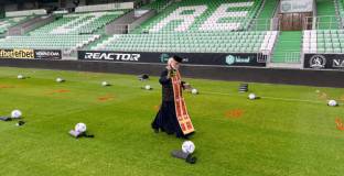  Лудогорец с първа тренировка на новия терен 